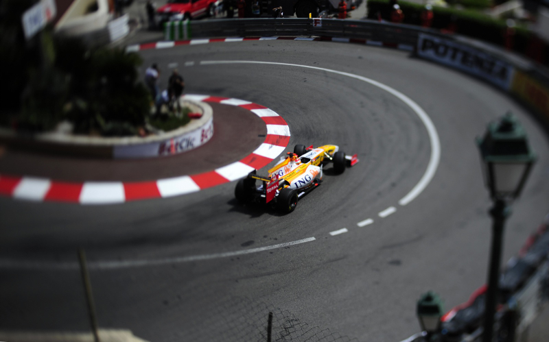 Illustration for article titled Formula One Through Tilt-Shift Lenses